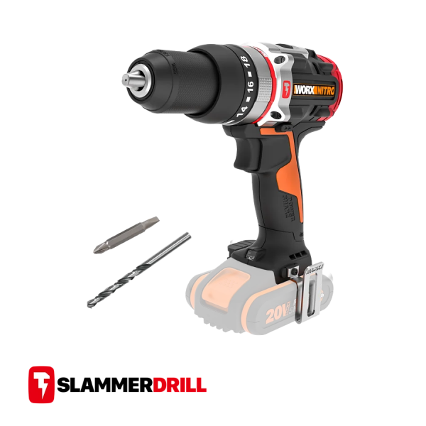 WX354.9 Taladro percutor Slammer BL NITRO 20V Worx |Sumiteca