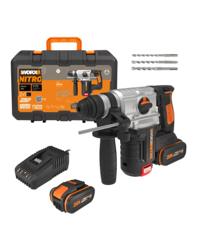 WX380 Martillo 4F BL 2,2J NITRO 20V  Worx |Sumiteca