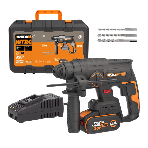 WX381 Martillo SDS-Plus BL NITRO 20V  Worx |Sumiteca