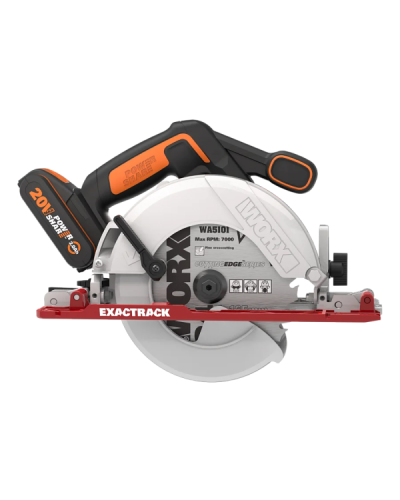 WX530 Sierra circular Exactrack 20V  Worx |Sumiteca