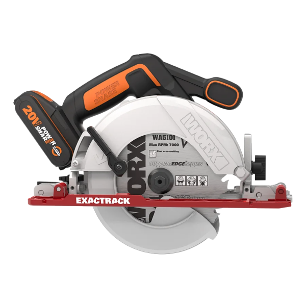 WX530 Sierra circular Exactrack 20V  Worx |Sumiteca
