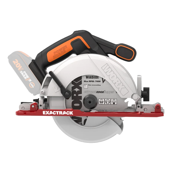 WX530.9 Sierra circular Exactrack 20V  Worx |Sumiteca