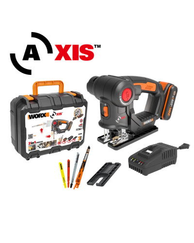 WX550 Sierra calar/sable 2 en 1 AXIS 20V   Worx |Sumiteca