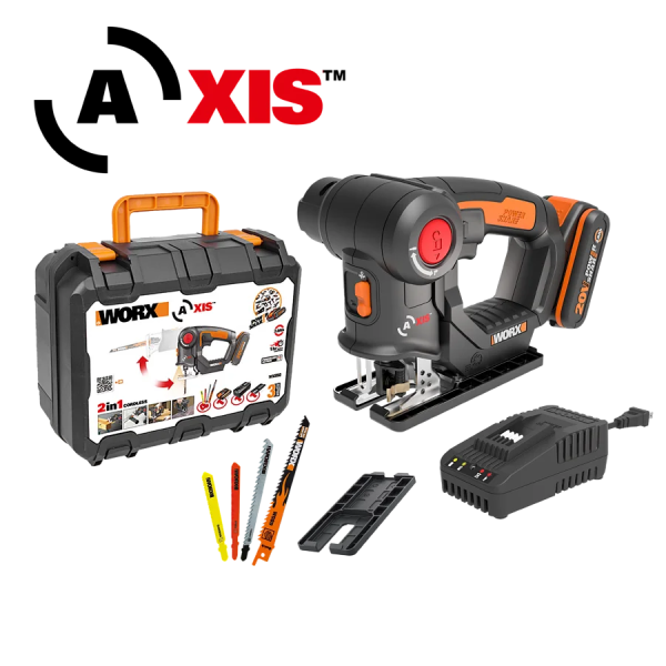 WX550 Sierra calar/sable 2 en 1 AXIS 20V   Worx |Sumiteca
