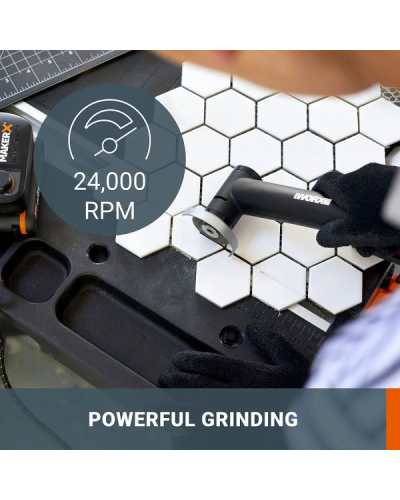 WX741.9 Amoladora angular BL MakerX 20V  Worx |Sumiteca