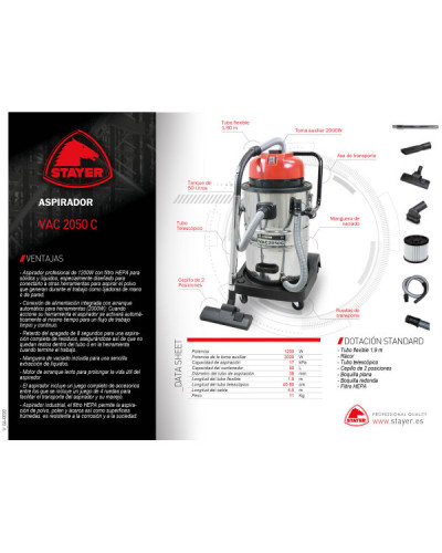VAC 2050 C Aspirador 1200W  Stayer | Sumiteca