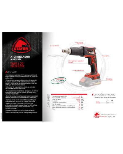 DWS L2014 K Herramienta 18V 4.0Ah  Stayer | Sumiteca