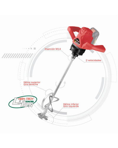 DM L2024 Batidor dual 18V 4.0Ah  Stayer | Sumiteca