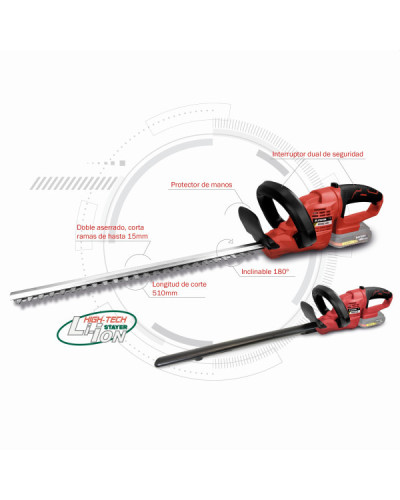 ROSE L2024 Cortasetos 18V 4.0Ah  Stayer | Sumiteca
