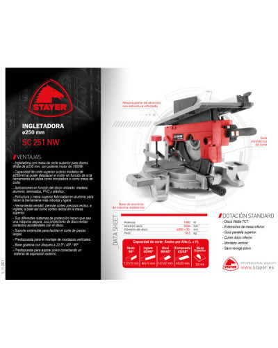 SC 251 NW Ingletadora 1800W  Stayer | Sumiteca