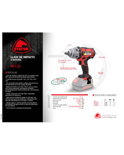 IW L2014 Llave de Impacto Llave impacto  Stayer | Sumiteca