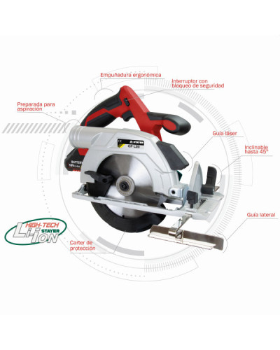CP L2012 Sierra circular 18V 2.0Ah  Stayer | Sumiteca