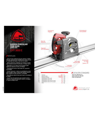 CPT 3000 E Sierra circular  Stayer | Sumiteca