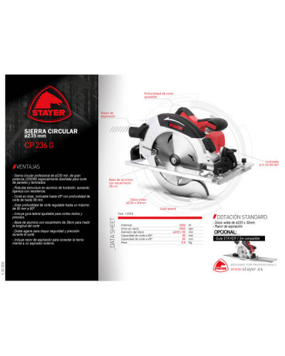 CP 236 G Sierra circular  Stayer | Sumiteca