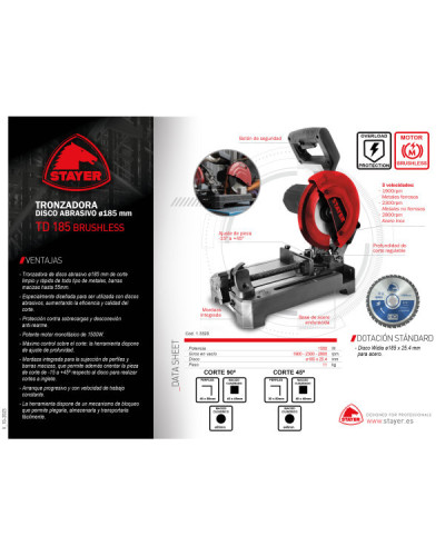 TD 185 Tronzadora  Stayer | Sumiteca