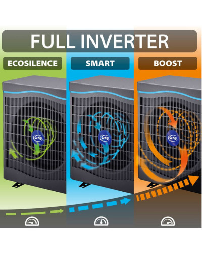 HPGIC60 Bomba de calor Full Inverter - 60m³ Gre | Sumiteca