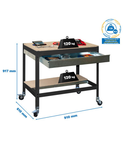 Banco de trabajo móvil BT0 BOX 900  | Sumiteca