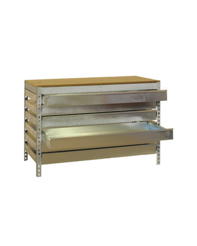 Cajonera para banco BT5 BOX6 900 Galva | Sumiteca