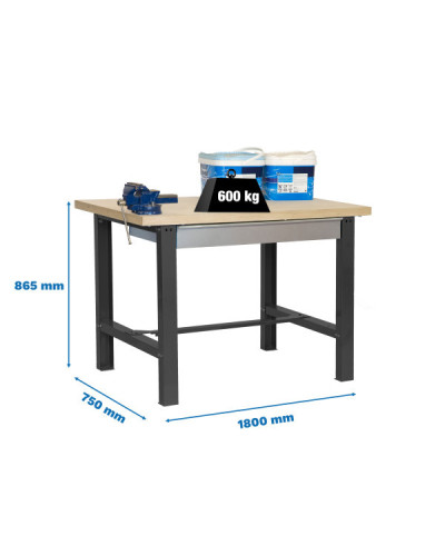 Banco industrial SIMONWORK BT6 MDF 1Box   | Sumiteca