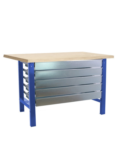 Banco industrial SIMONWORK BT6 MDF 5Box  Azul | Sumiteca