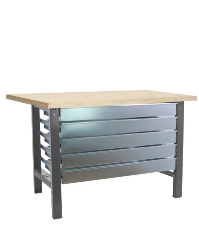 Banco industrial SIMONWORK BT6 MDF 5Box  Gris | Sumiteca