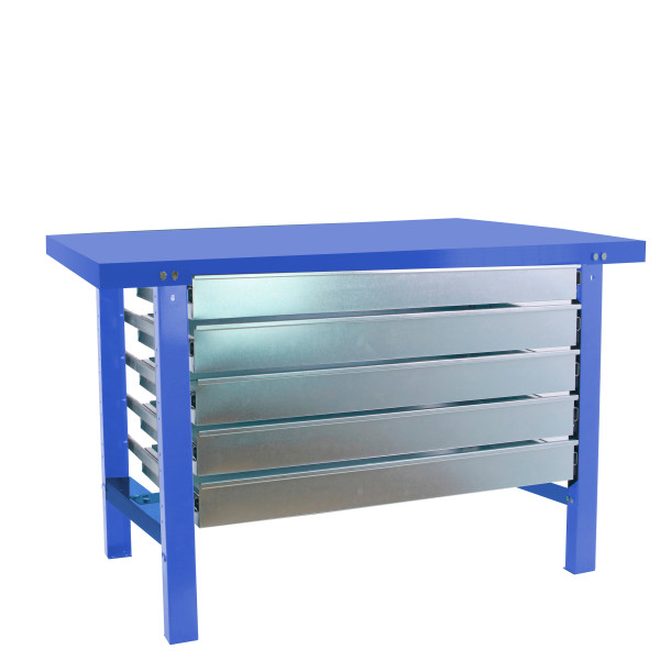 Banco industrial SIMONWORK BT6 Metal 5Box  Azul | Sumiteca