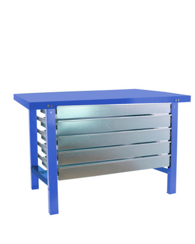 Banco industrial SIMONWORK BT6 Metal 5Box  Azul | Sumiteca