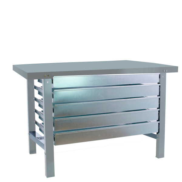 Banco industrial SIMONWORK BT6 Metal 5Box  Gris | Sumiteca