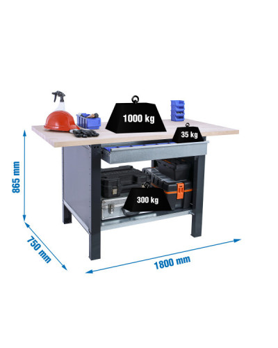 Banco de trabajo BT6 PRO Laminate 1Box   | Sumiteca