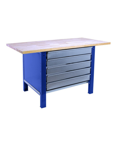 Banco de trabajo BT6 PRO Laminate 5Box  Azul | Sumiteca