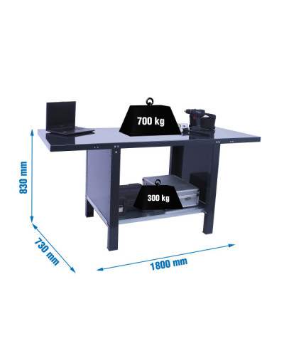 Banco industrial BT6 PRO Metal   | Sumiteca