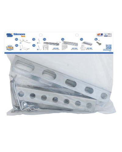 Kit BT-Panel 6 ganchos + 3 accesorios | Sumiteca