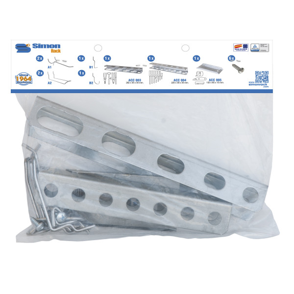 Kit BT-Panel 6 ganchos + 3 accesorios | Sumiteca