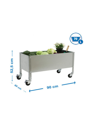 Huerto Urbano Móvil SimonGarden Urban Galvanizado | Sumiteca