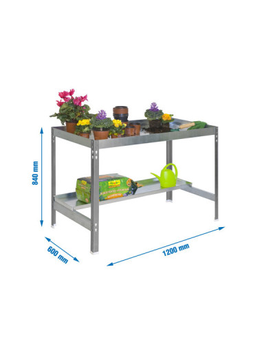 Mesa de Jardinería SimonGarden Desk 120cm Gris | Sumiteca