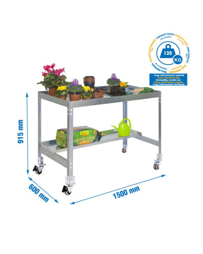 Mesa Jardinería Móvil SimonGarden Desk 150cm | Sumiteca