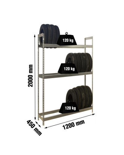 Estantería Neumáticos Autoforte 1204-3 | Sumiteca