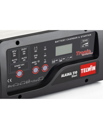CARGADOR ALASKA 210 START - 12/24V Telwin | Sumiteca