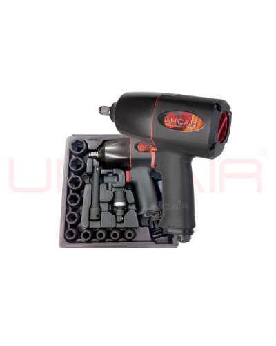 Llave de impacto neumática Unicair LLI-434 KIT  | Sumiteca