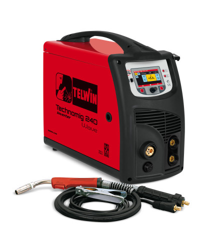 SOLDADORA INVERTER HILO TECHNOMIG 240 Telwin | Sumiteca