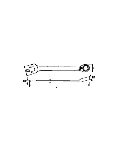 LLAVE COMBI CARRACA REVERSIBLE 32MM Tengtools | Sumiteca
