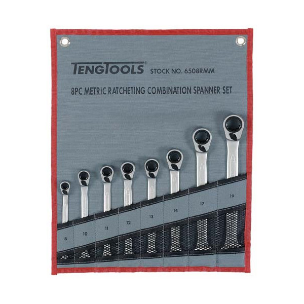 JUEGO DE LLAVES COMBI CARRACA 6508RMM Tengtools | Sumiteca
