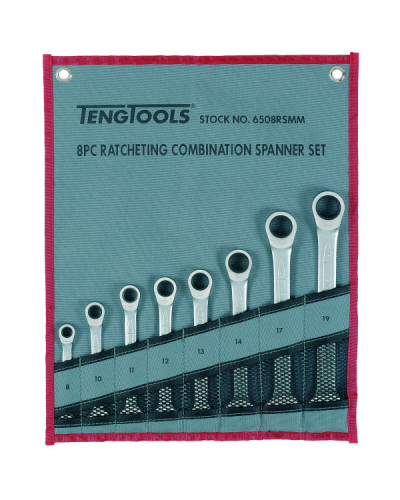 Juego de 12 llaves combinadas con Tengtools | Sumiteca