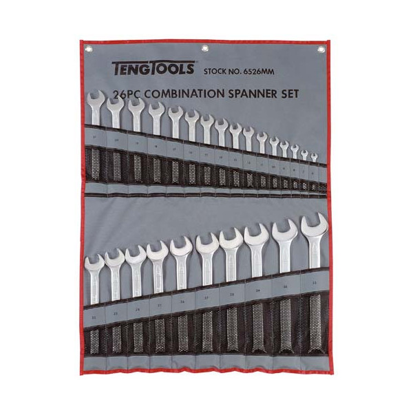 JUEGO DE LLAVES COMBINADAS 6526MM Tengtools | Sumiteca