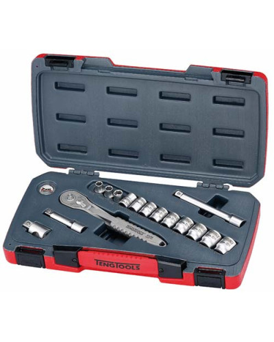 *JUEGO DE LLAVES DE VASO 3/8" INOX Tengtools | Sumiteca