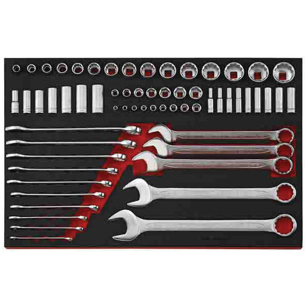 JUEGO DE LLAVES Y VASOS PULGADAS Tengtools | Sumiteca
