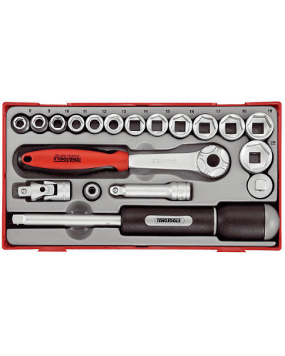 MALETA TC-6T01 CON 114 HERRAMIENTAS Tengtools | Sumiteca