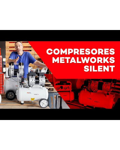 COMPRESOR SILENT 20 - SIN ACEITE 18l Metalworks | Sumiteca