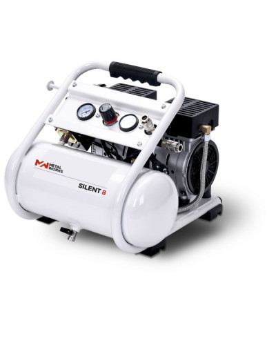 COMPRESOR SILENT 8 - SIN ACEITE 8l. Metalworks | Sumiteca