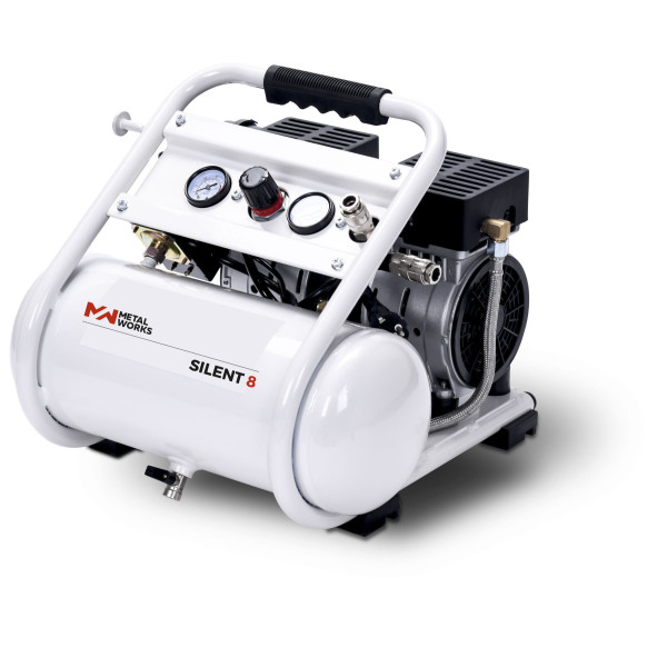 COMPRESOR SILENT 8 - SIN ACEITE 8l. Metalworks | Sumiteca